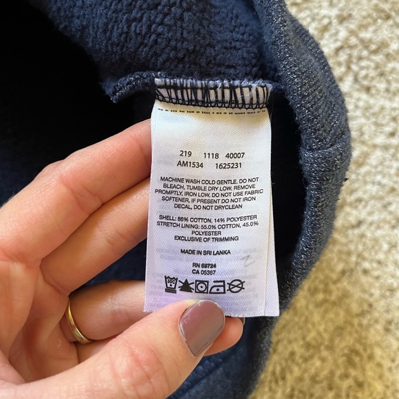 Columbia Men’s Navy Blue 1/4 Zip Pullover Size Large Outdoor Hiking Sweatshirt - Picture 5 of 9